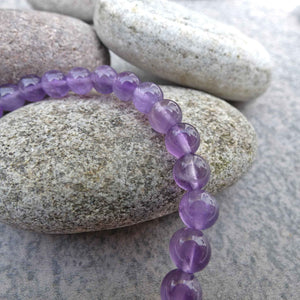 Natural Amethyst Crystal Bracelet