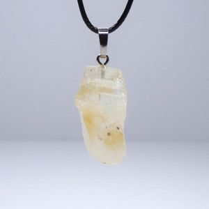Natural Citrine Pendant Necklace