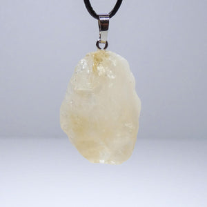 Natural Citrine Pendant Necklace