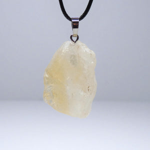 Natural Citrine Pendant Necklace