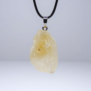 Natural Citrine Pendant Necklace