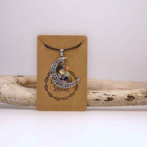 Natural Moon Chakra Crystal Pendant