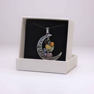 Natural Moon Chakra Crystal Pendant