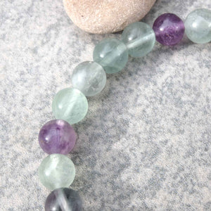 Natural Fluorite Crystal Bracelet