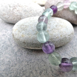 Natural Fluorite Crystal Bracelet