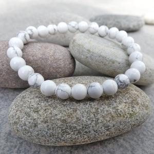 Natural Howlite Crystal Bracelet