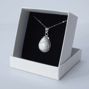 Natural Howlite Inset Crystal Pendant