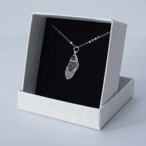 Natural Rose Quartz Crystal Pendant