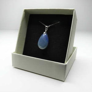 Natural Milky Aquamarine Crystal Necklace