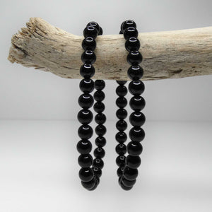 Natural Black Tourmaline Crystal Bracelet