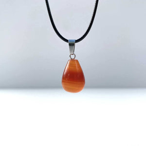 Natural Carnelian Crystal Necklace