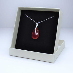 Natural Carnelian Crystal Pendant