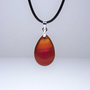 Natural Carnelian Crystal Pendant