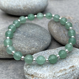 Natural Green Aventurine Crystal Bracelet