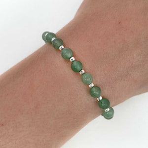 Natural Green Aventurine Crystal Bracelet