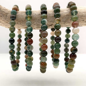 Natural Indian Agate Crystal Bracelet