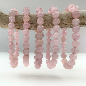 Natural Rose Quartz Crystal Bracelet