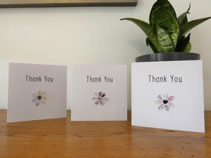 Fluorite Thank You Crystal Card