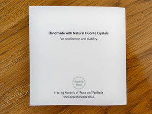 Fluorite Thank You Crystal Card